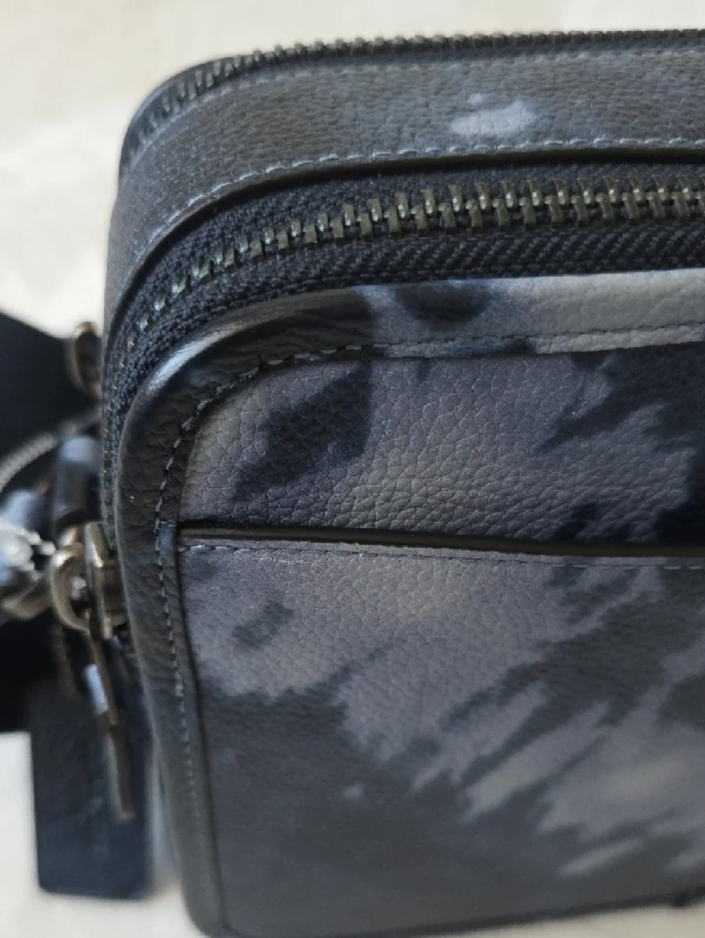 Coach Charter Crossbody Bag 24‎ in Midnight Navy Tie-Dye.